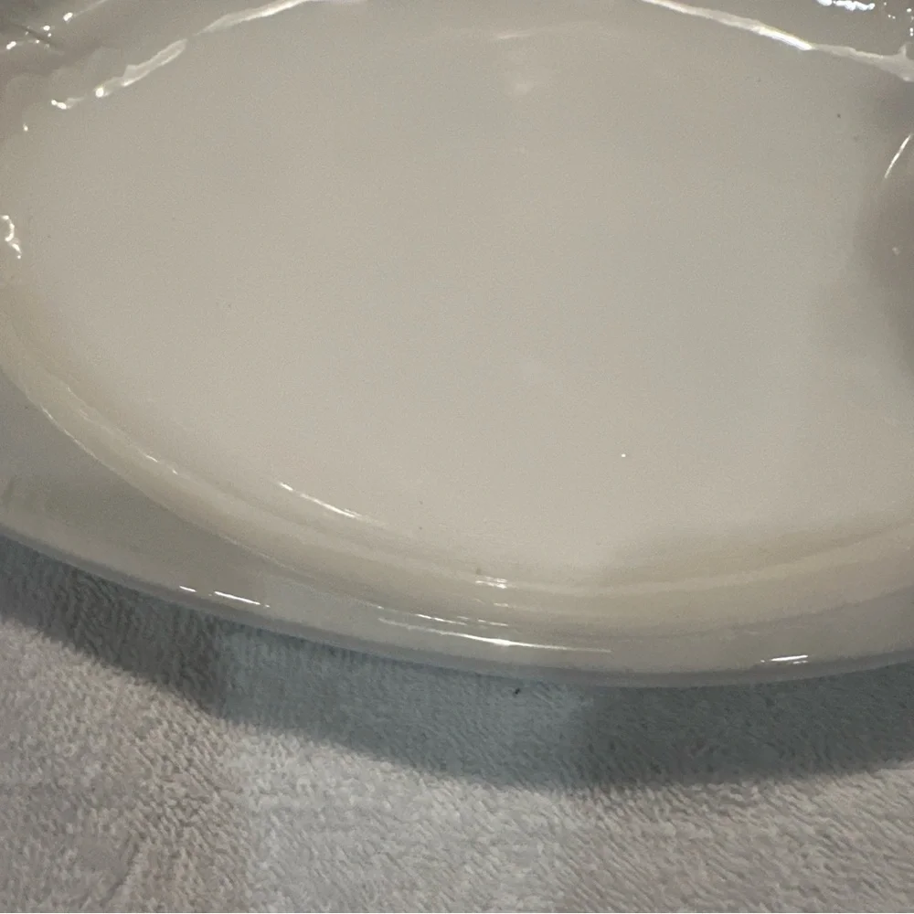 Vintage Rare Find Fish-Shaped Ceramic Dish - White